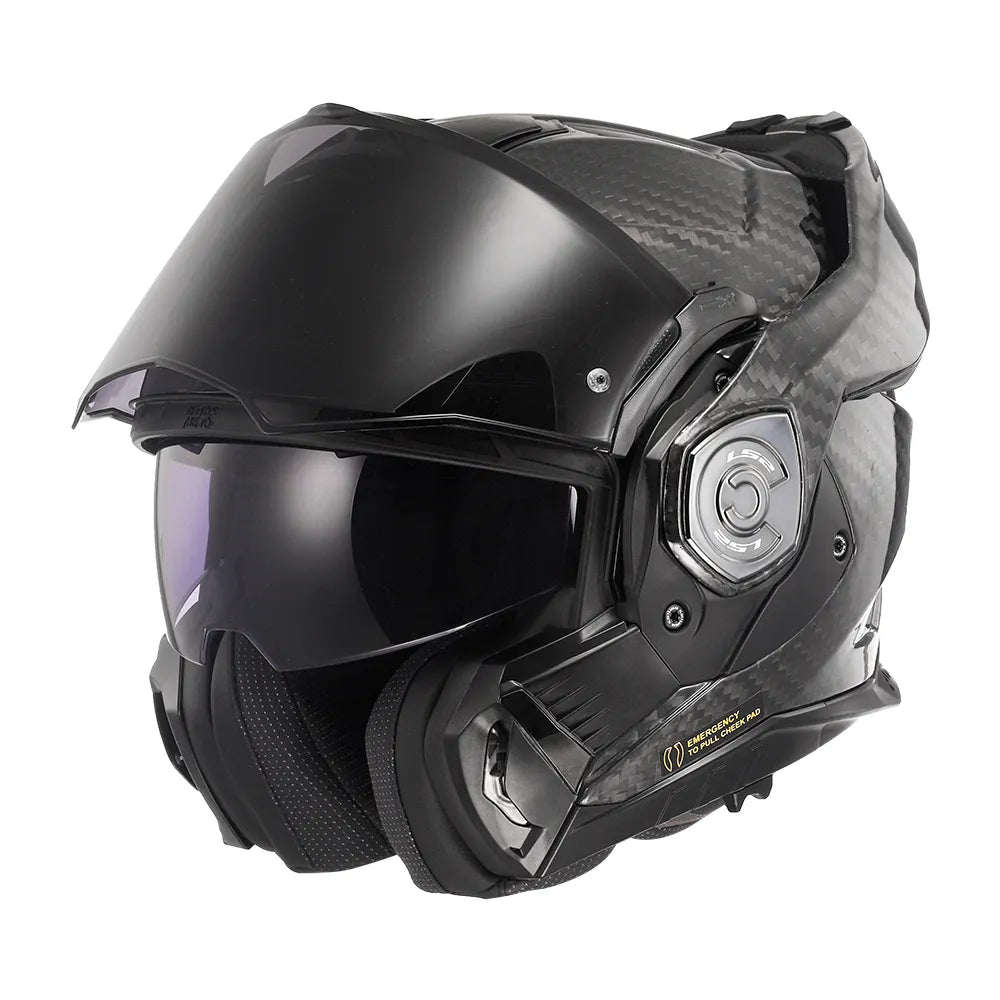 CAPACETE LS2 ADVANT X CARBON SOLID