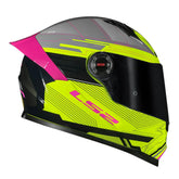 CAPACETE LS2 CLASSIC S DIGITAL AMARELO