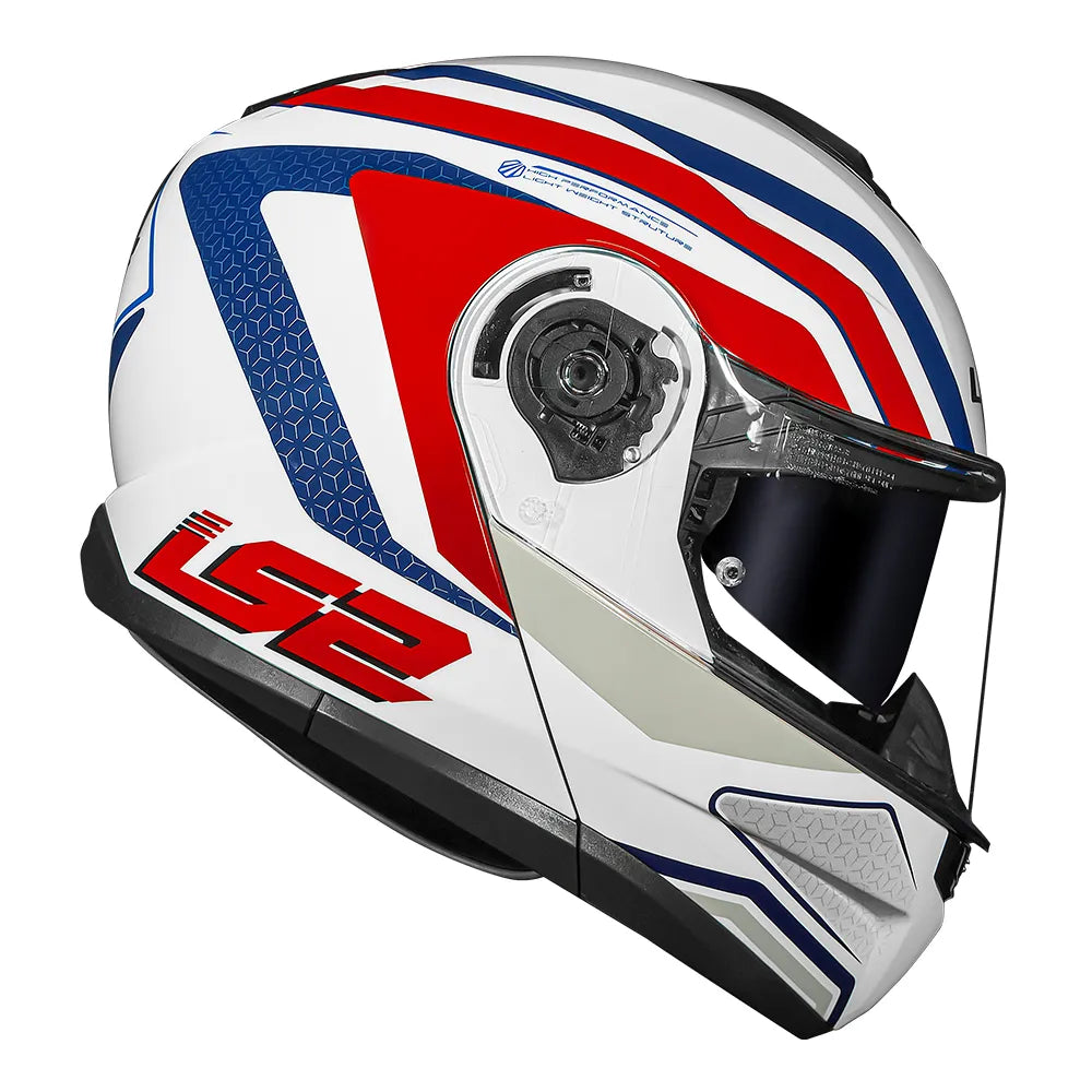 CAPACETE LS2 STROBE II PHANTOM BRANCO